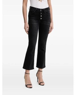 Liu Jo High-Rise Bootcut Jeans - Black