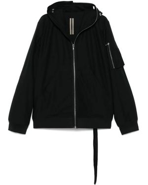 Rick Owens Gimp Flight Jacket - Black