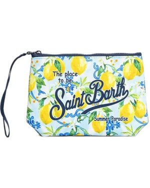 MC2 Saint Barth Clutch Aline Con Stampa - Blu