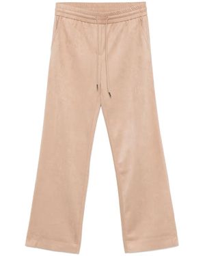 Juvia Elasticated-Waist Trousers - Natural