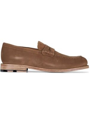 Heschung Aloe Suede Loafers - Brown