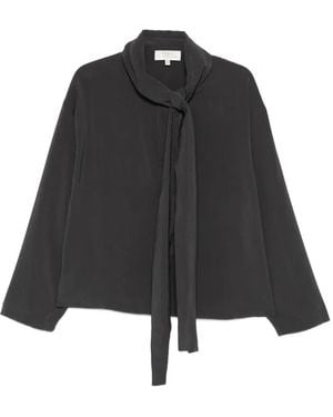 Studio Nicholson Colt Neck Tie Shirt - Black