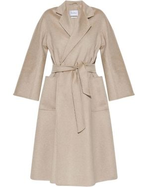 Max Mara Ludmilla ベルテッド ラップコート - ナチュラル
