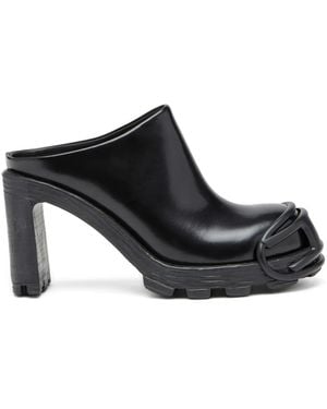 DIESEL D-Hammer Leather Boots - Black