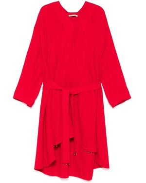 Samuel Guì Yang V-Neck Dress - Red
