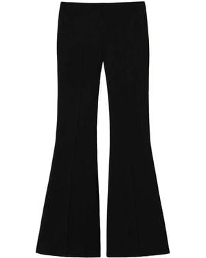 Twinset Crêpe Flared Trousers - Black