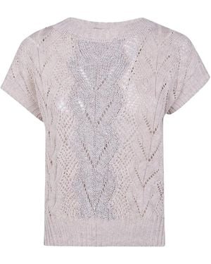 D.exterior Openwork Knitwear - Grey