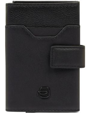 Piquadro Pop-Up Card Holder - Black