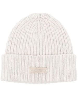 Autry Polyamide Beanie - White