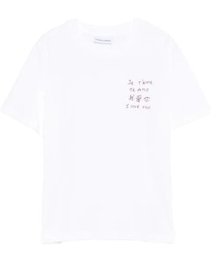 Maison Labiche Lettering T-Shirt - White