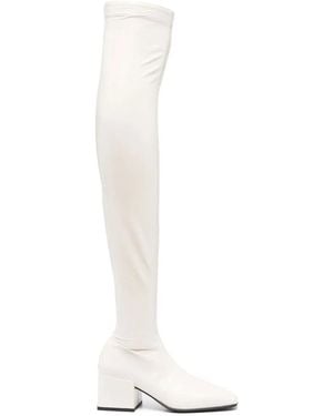 Courreges Thigh-High Boots - White