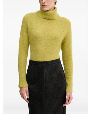 Sandro Ferrone Roll-Neck Sweater - Yellow