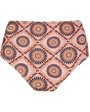 lemlem Bas De Bikini Elsi À Motif Géométrique - Pink