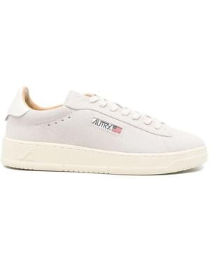 Autry Dallas Lace-Up Trainers - White