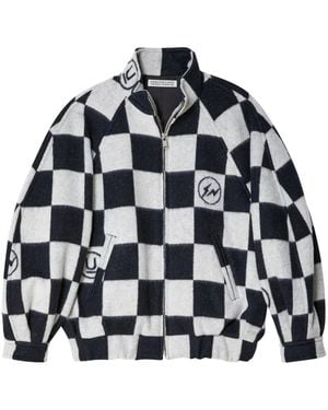 Undercover Giacca A Quadri - Blu