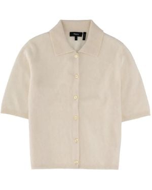 Theory Camisa Con Botones - Neutro