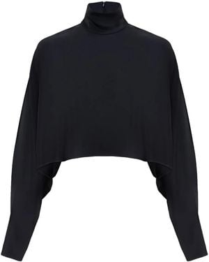 LAPOINTE Top Met Hoge Hals - Zwart