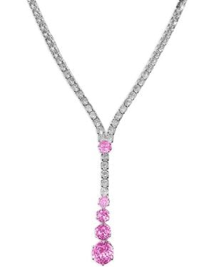 Hzmer Jewelry Snowblush Shimmer Necklace - Metallic