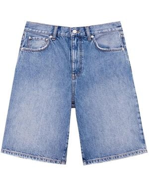 Anine Bing Pantalones Vaqueros Cortos Jasper - Azul