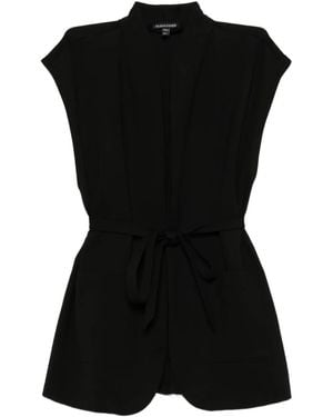 Eileen Fisher Chaleco Flex Ponte - Negro