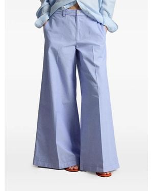 Polo Ralph Lauren Wide-Leg Trousers - Blue