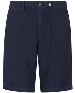Myths Cotton-Pique Shorts - Blue