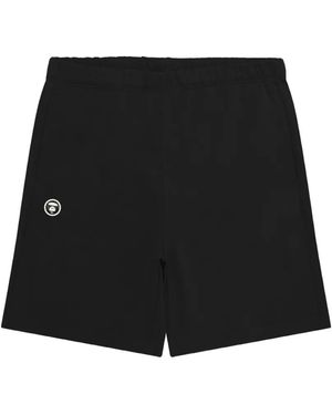 Aape By A Bathing Ape Shorts mit Logo - Schwarz