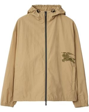 Burberry フーデッド ライトジャケット - ナチュラル