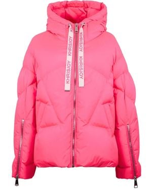 Khrisjoy Milano Hooded Jacket - Pink