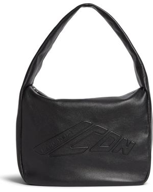 DSquared² レザーハンドバッグ - ブラック