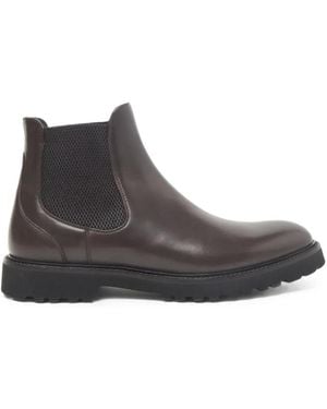 Peserico Chelsea-Boots Mit Elastischem Bund - Braun