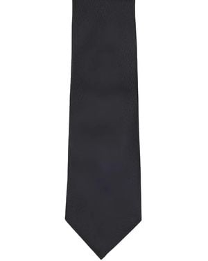 BOSS Woven Silk Tie - Blue