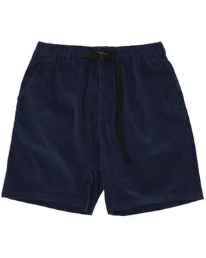 Fortela Mike Velvet Shorts - Blue