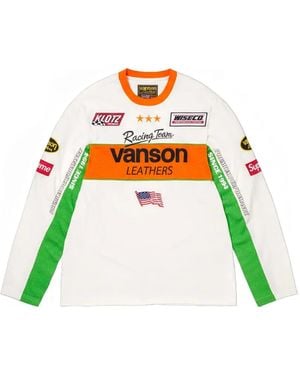 Supreme X Vanson Leathers Long-Sleeve T-Shirt - White