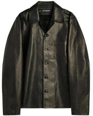 Our Legacy Void Natural Horsehide Jacket - Black
