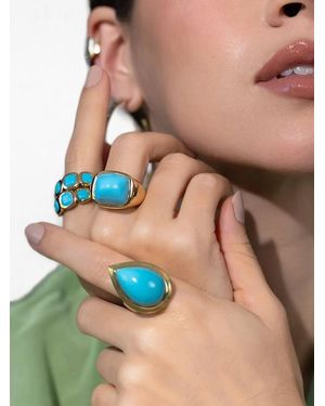 Robinson Pelham Pear-Cut Ring - Green