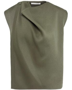 Club21 Noelle Satin Woven Top - Green