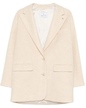 Manuel Ritz Abrigo con bolsillo con solapa - Neutro