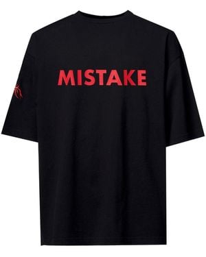 A BETTER MISTAKE Camiseta con estampado Rave - Negro