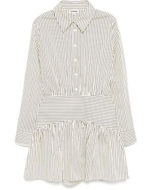 STAUD Rocco Mini Dress - White