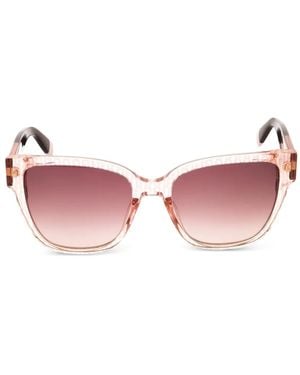 Furla Sonnenbrille Mit Eckigem Gestell - Pink