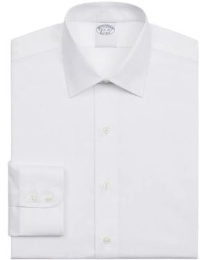 Brooks Brothers Long-sleeve cotton-blend shirt - Weiß