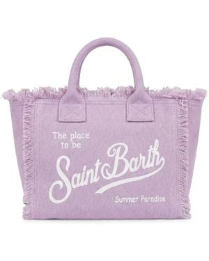 MC2 Saint Barth Sac De Plage Colette À Franges - Purple