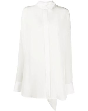 Balenciaga Tuxedo Scarf Shirt - White