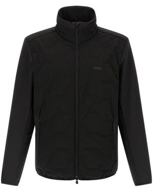 BOSS Water-Repellent Hybrid Jacket - Black