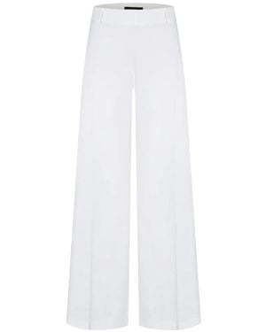 Cambio California Wide-Leg Pants - White