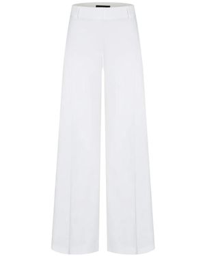 Cambio California Wide-Leg Pants - White