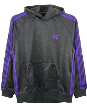 Needles X Dc Graphic-Print Hoodie - Blue