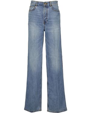 Zimmermann Jean Ample À Taille Haute - Bleu