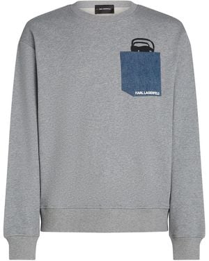 Karl Lagerfeld Ikon スウェットシャツ - グレー